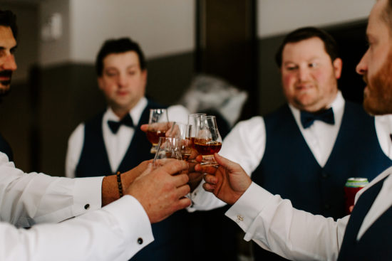 A toast to the groom